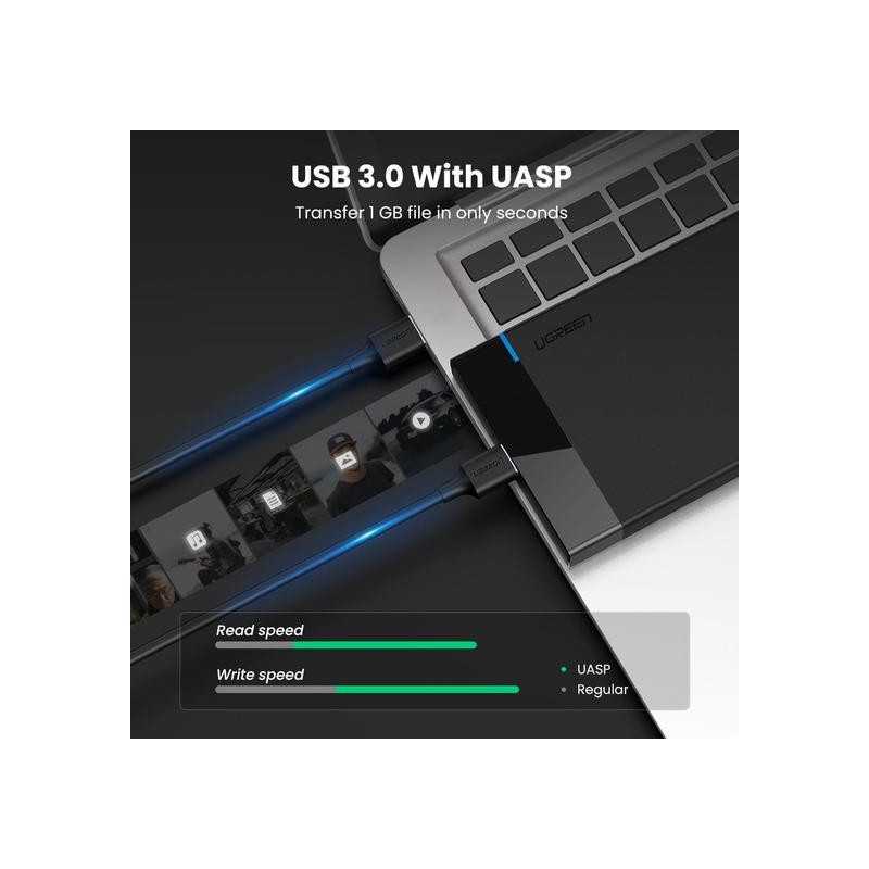 Ugreen Boitier disque dur externe USB 3.0 to 2, Maroc – ADYASTORE